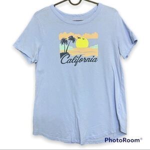 Old Navy Everywear Women’s Blue California Graphic Tee Size Small